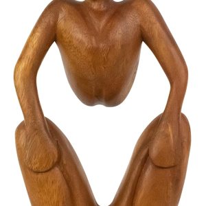 G6 Collection Estatua de escultura abstracta de madera de 12 pulgadas hecha a mano Hombre en cuclillas Arte de regalo, decoración decorativa para G6 Collection Estatua de escultura abstracta de madera de 12 pulgadas hecha a mano Hombre en cuclillas Arte de regalo, decoración decorativa para