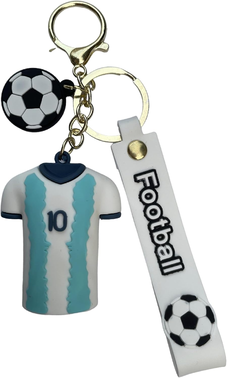 Mikella – Llavero de jersey de la Copa Mundial de Fútbol, Moda Creativa, Llavero con colgante de jersey deportivo
