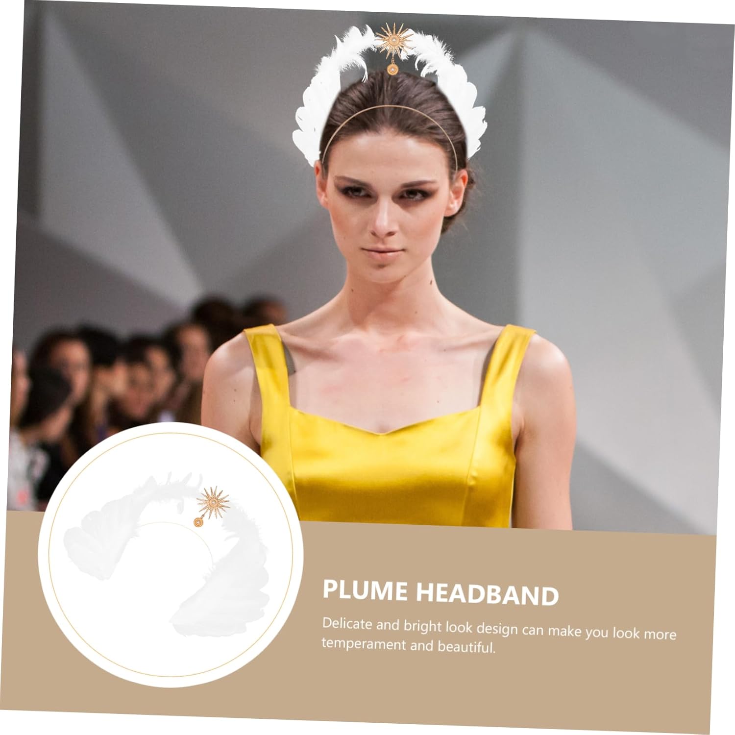 Abaodam 2 diademas de Nuestra Señora, accesorios para la cabeza de boda, accesorios para mujer, tocado de Halloween para mujer, tocado de Navidad,