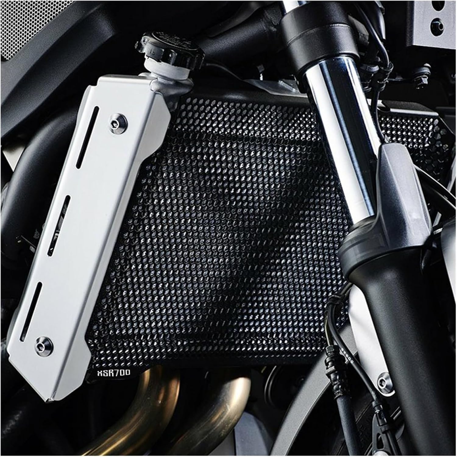 Motorcycle XSR700 Radiator Grille Guard Cover for YAMA-&HA XSR 700 XTribute 2016-2021 MT-07 MT07 MT-07 FZ-07 FZ07 FZ 07 2013-2017 (Color  3, Size