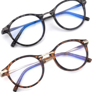 SOPHILY Gafas de lectura redondas para mujeres y hombres, multienfoque progresivolente ampliada completa, bloqueador de luz azul SOPHILY Gafas de lectura redondas para mujeres y hombres, multienfoque progresivolente ampliada completa, bloqueador de luz azul