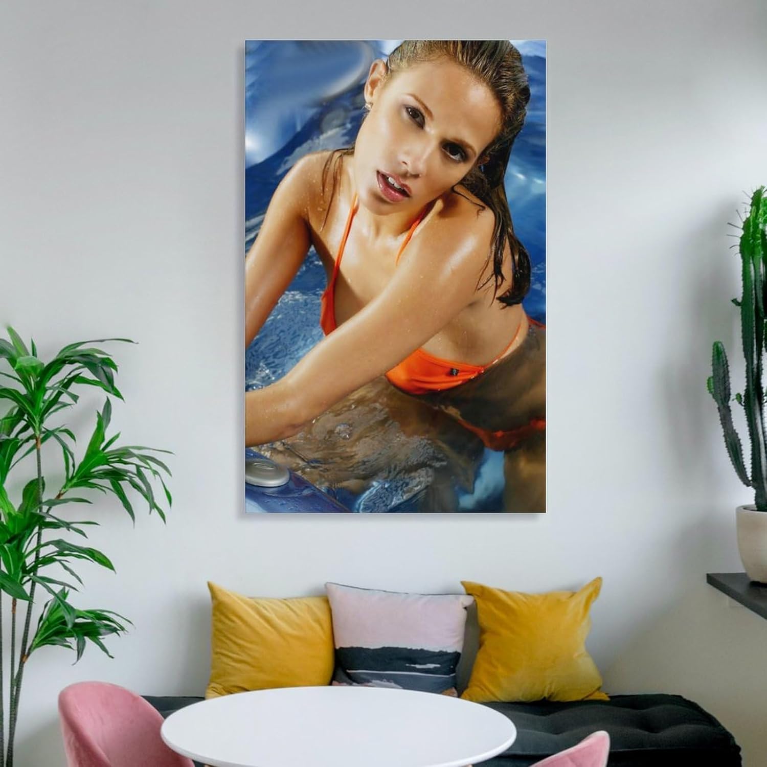 Póster de Bonnie-Jill Laflin, modelo caliente y sexy, impresión artística de pared, pintura fotográfica, cuadro colgante, decoración de dormitorio