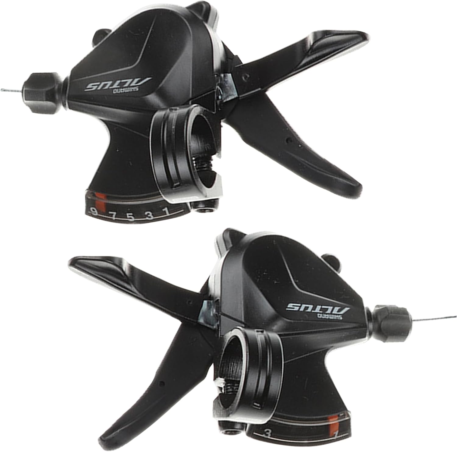 Shimano Altus Rapidfire Plus – Palanca de cambio de bicicleta SL-M2010, 27 velocidad-9 velocidades, palanca de cambios derecha, palanca de cambios