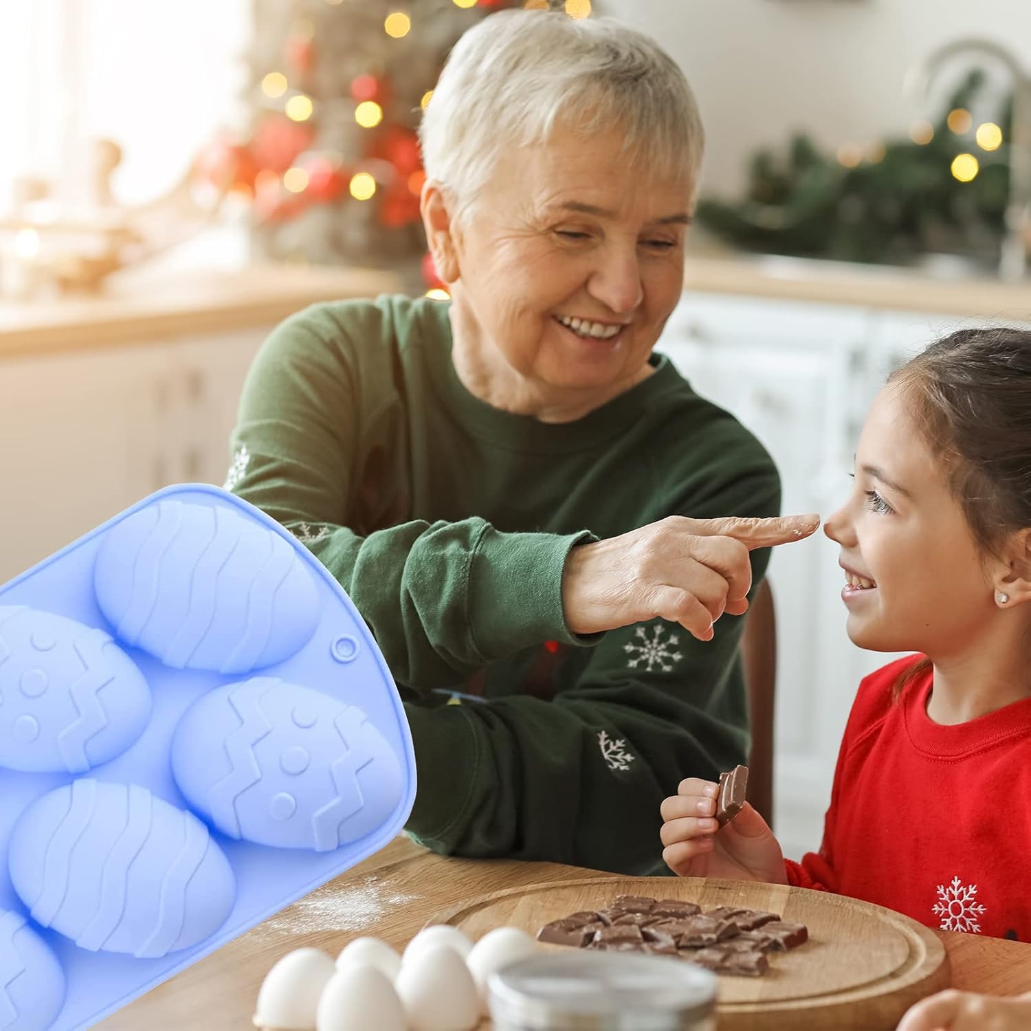 3 moldes de silicona de Pascua, molde grande 3D para huevos de avestruz gigante, helado, dulces, bomba de cacao, gelatina, jabón, moldes de hornear