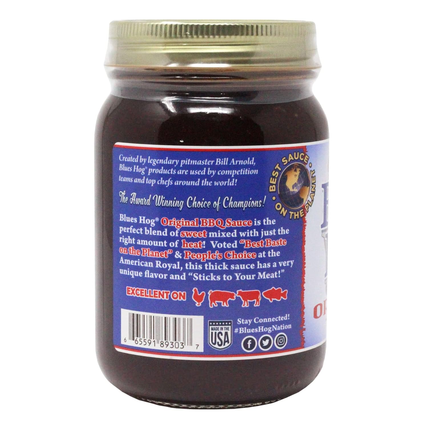 Blues Hog Salsa original para barbacoa (20 onzas)