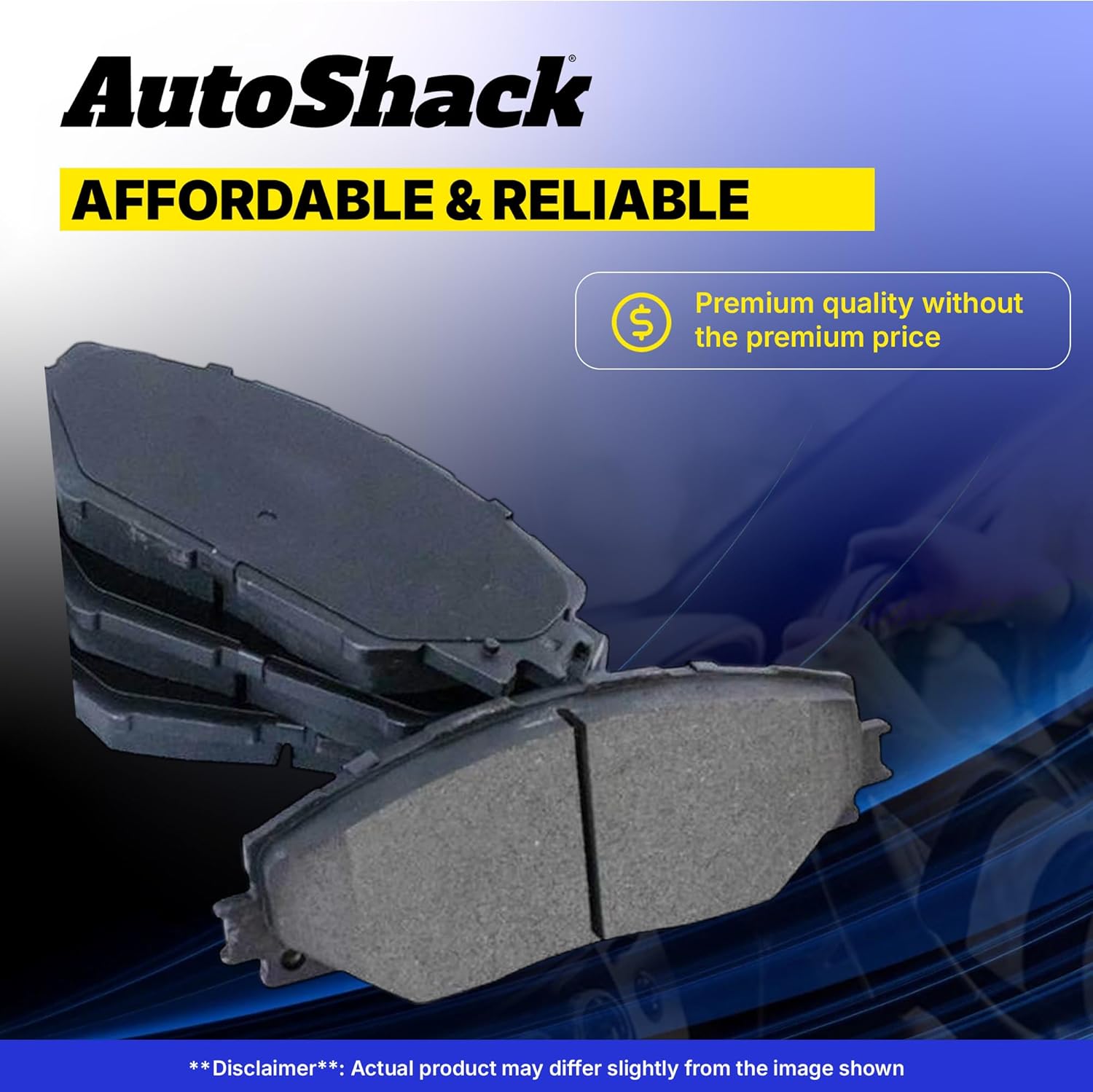 AutoShack – Juego de pastillas de freno traseras de cerámica para el lado del conductor y del pasajero para Kia Sportage Optima Magentis Amanti