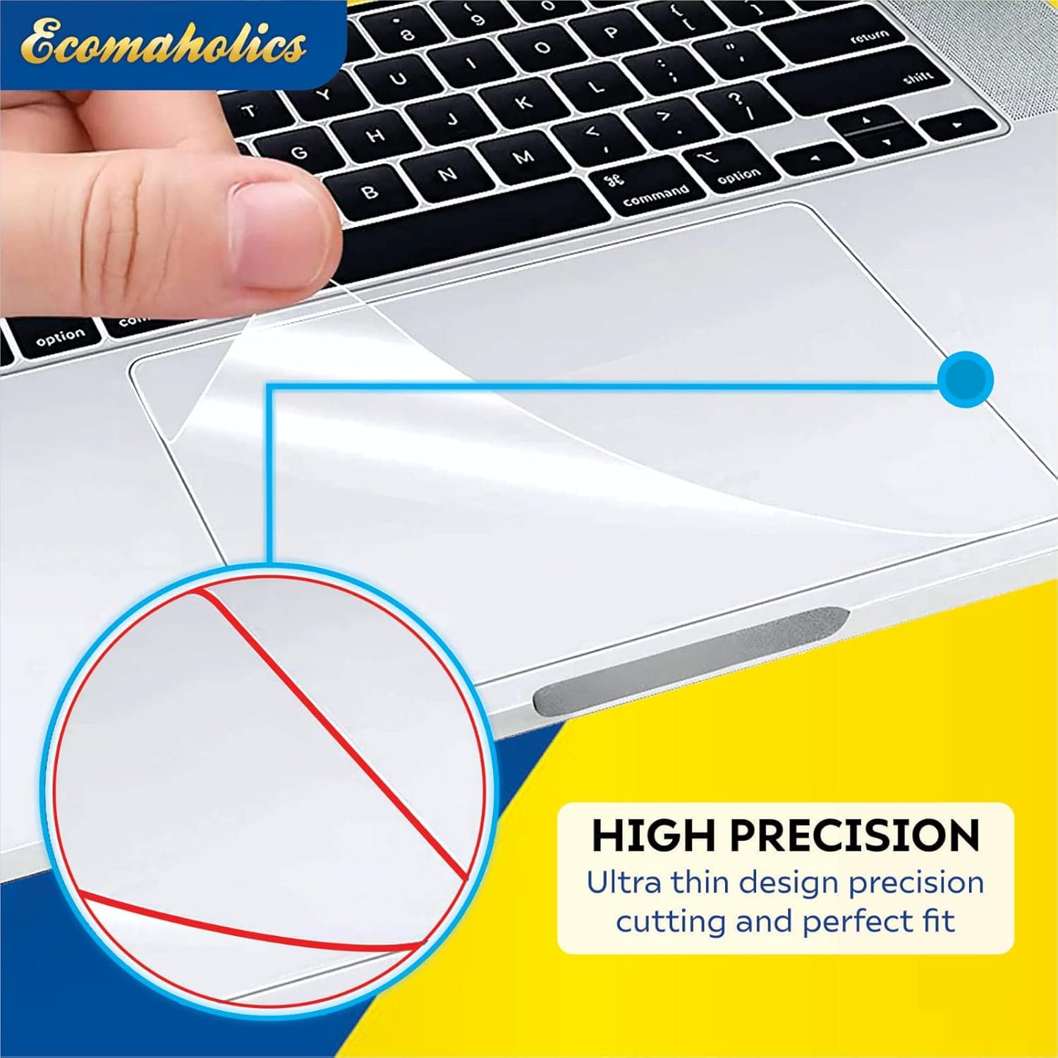 Ecomaholics – Protector de trackpad para computadora portátil CHUWI GemiBook X, 15.6 pulgadas FHD con acabado mate transparente, antiarañazos,