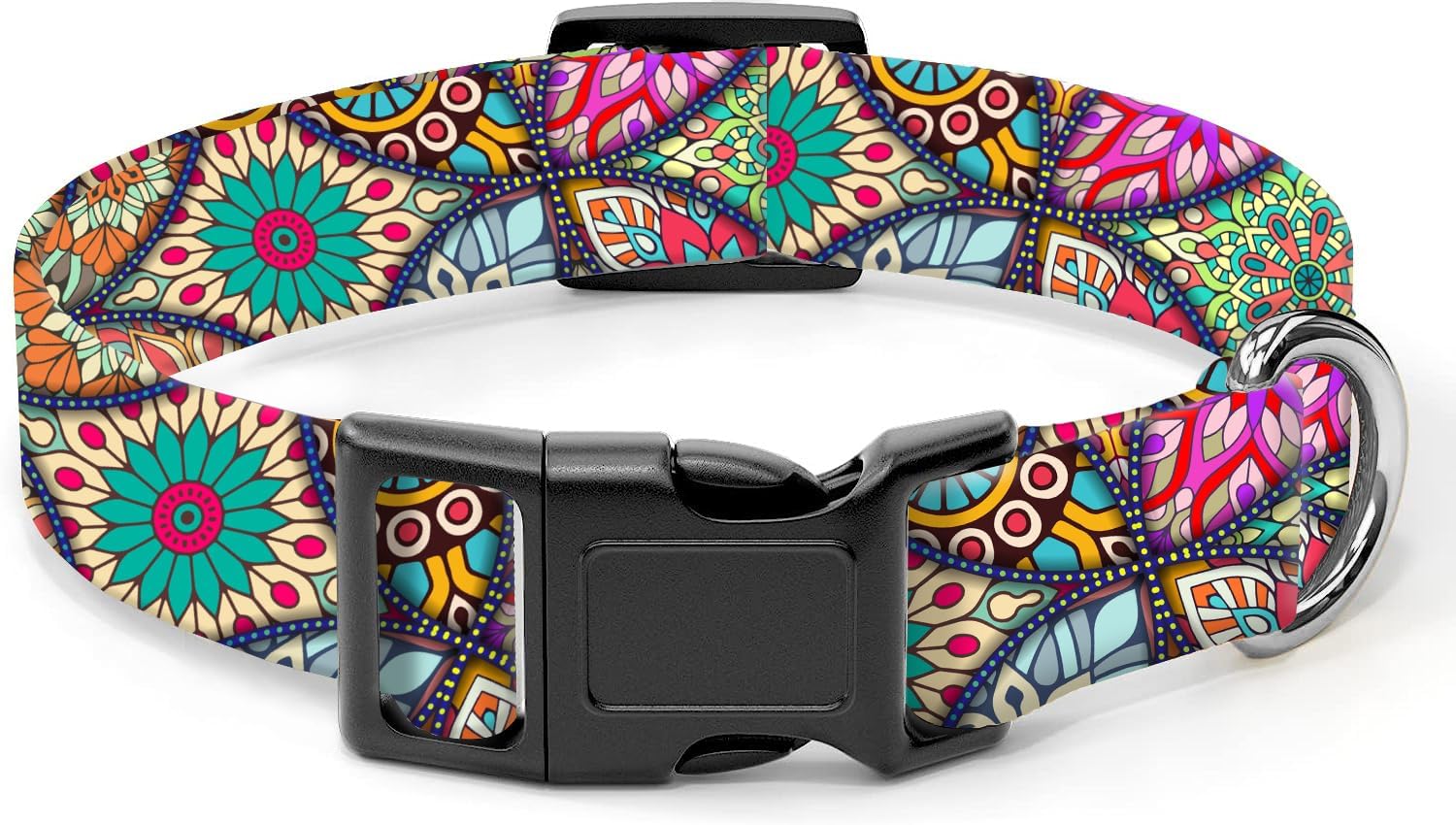 Collar de perro, lindo collar de perro para perros pequeños, medianos y grandes, collares suaves personalizados ajustables para mascotas con hebilla