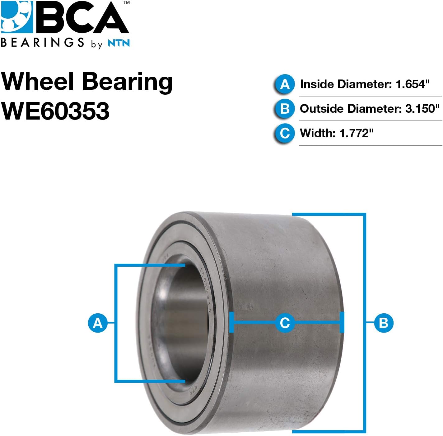 BCA WE60353 Rodamiento de rueda