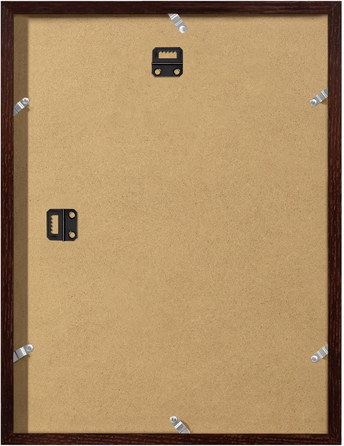 eletecpro Portarretratos de 12 x 16 pulgadas, hecho de madera de roble y vidrio reforzado, para fotos de 8.5 x 11 pulgadas con paspartú o de 12 x 16