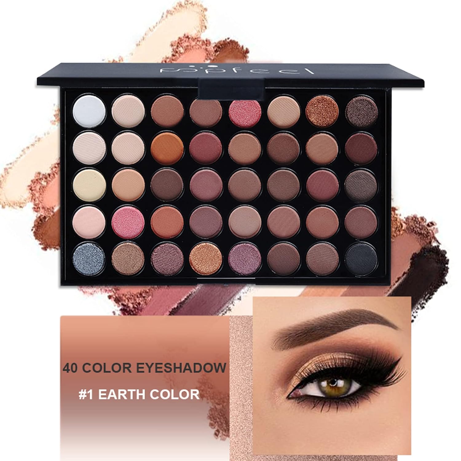 Juego de maquillaje profesional todo en uno para principiantes, regalo cosmético para niñas, incluye juego de brochas de maquillaje, paleta de