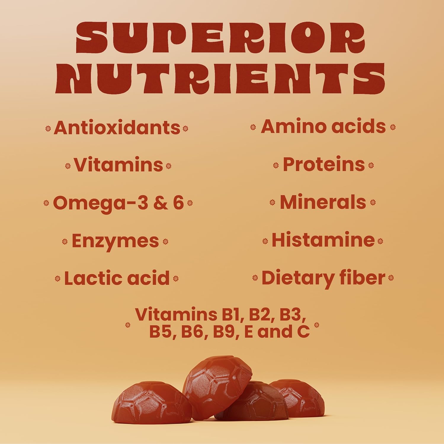 Kiin Bee Pearl Gummies  Pan de abeja (polen de abeja fermentado)  Superalimento 100% natural rico en vitaminas A, B, C, E, K, Mg, P, enzimas,