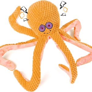 Juguetes chirriantes para perros, juguetes de peluche arrugados para perros grandes, medianos y pequeños, juguetes masticables duraderos de pulpo Juguetes chirriantes para perros, juguetes de peluche arrugados para perros grandes, medianos y pequeños, juguetes masticables duraderos de pulpo