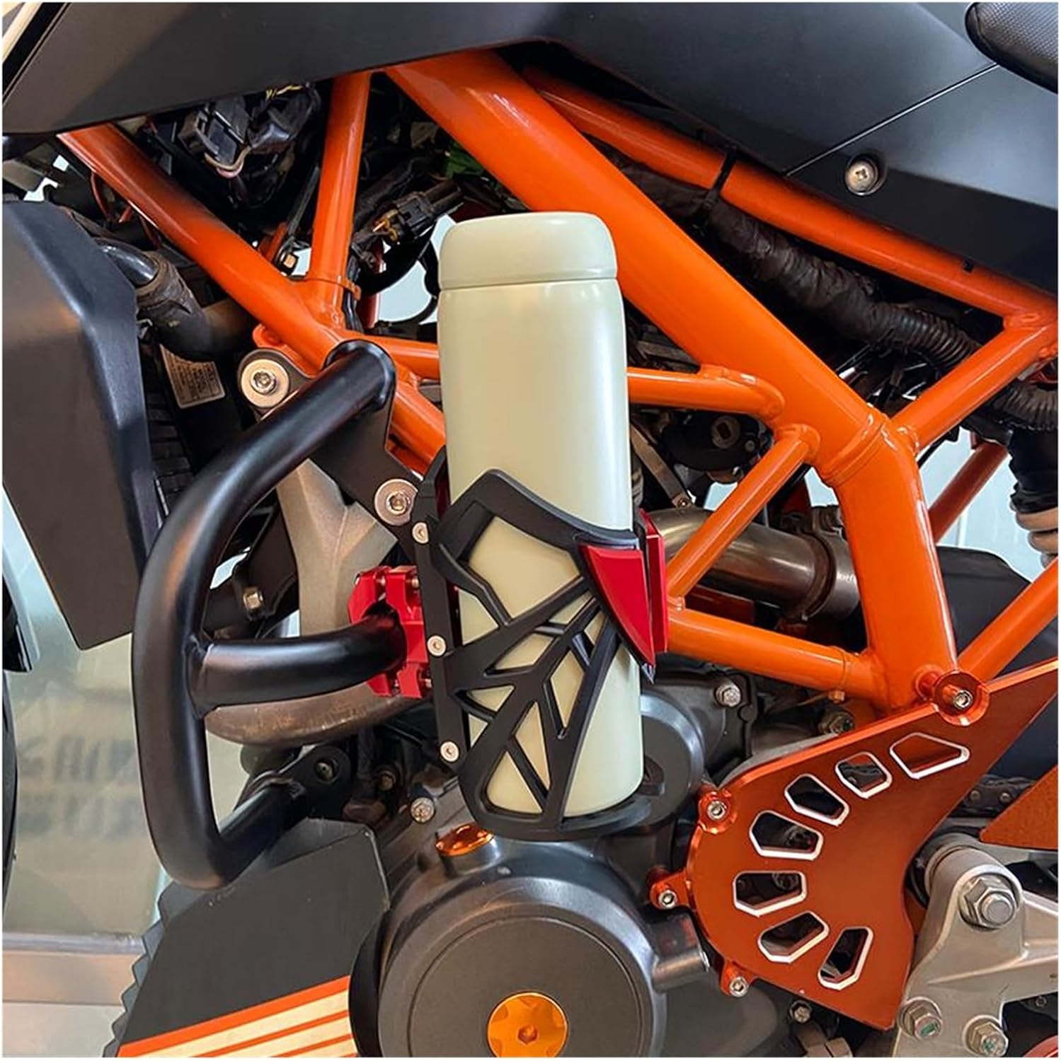 YAMA-&HA FAZER FZ1 FZ6 FZ8 FZ7 FZ9 FZ25 – Portavasos universal resistente a los arañazos para motocicleta, soporte para botella de agua (color  15,
