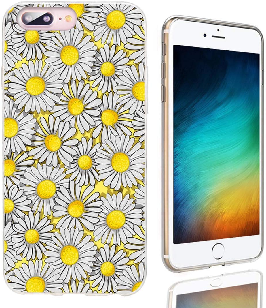 AKORAVO – Funda para iPhone 8 Plus, iPhone 7 Plus para mujeres, hombres y niñas, funda protectora de TPU suave a prueba de golpes, antiarañazos,