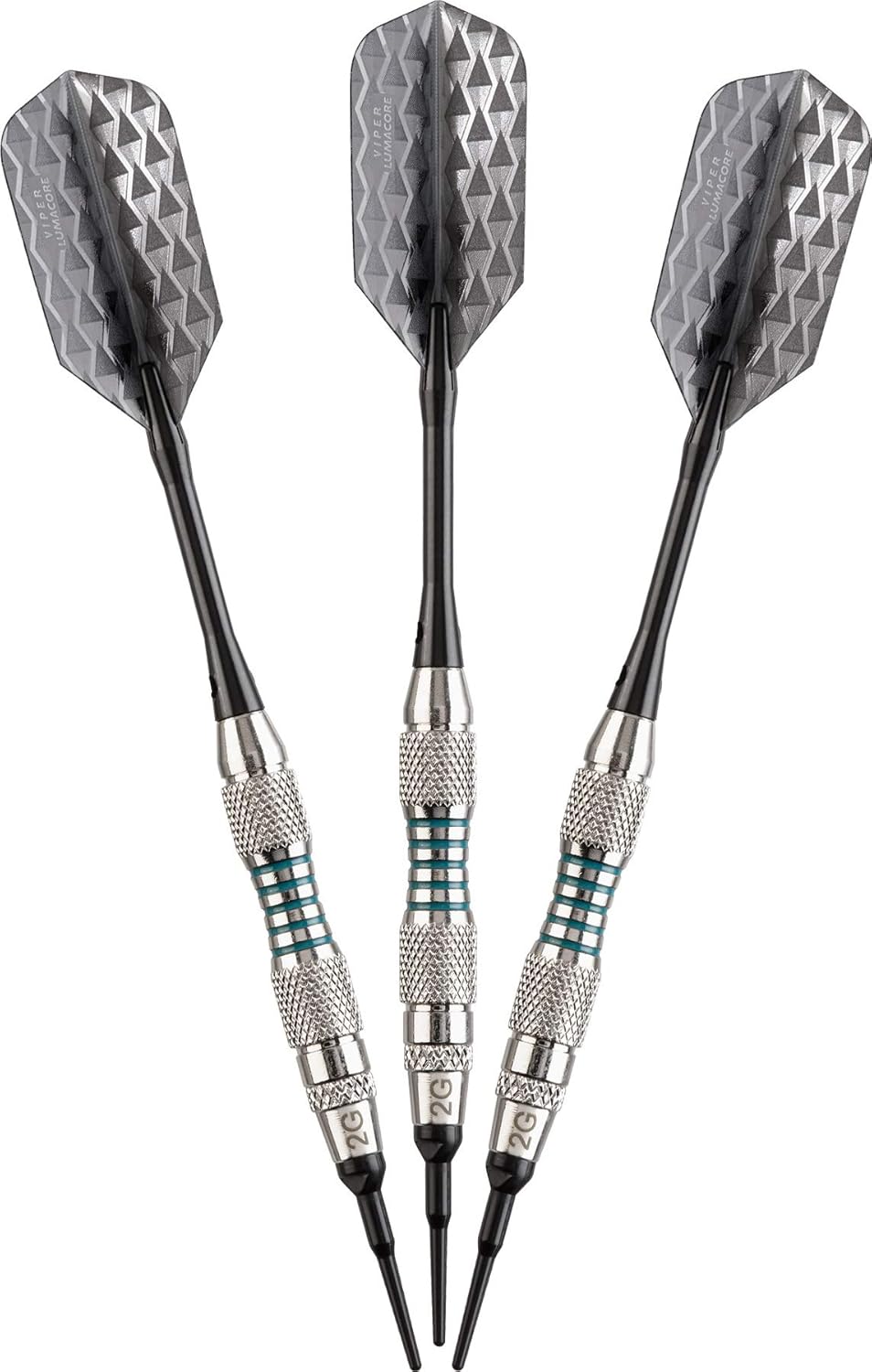 Viper Bobcat dardos de peso ajustable con punta suave y estuche de almacenamientoviaje.