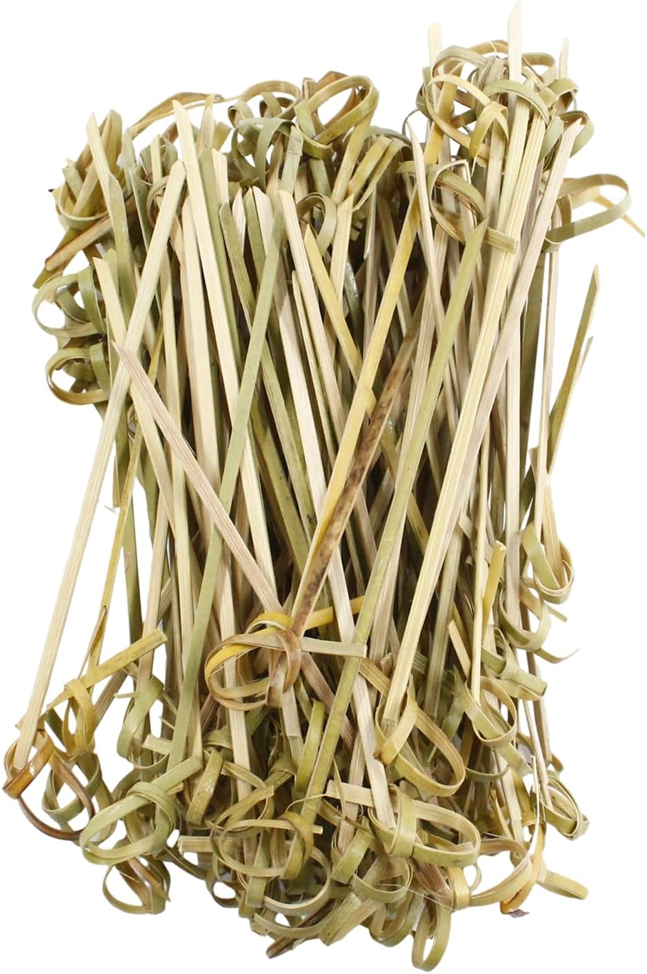 200 púas de madera de bambú para aperitivos, brochetas de madera de 4.7 pulgadas para bebidas, sándwich, palillos de dientes, barbacoa, fruta,