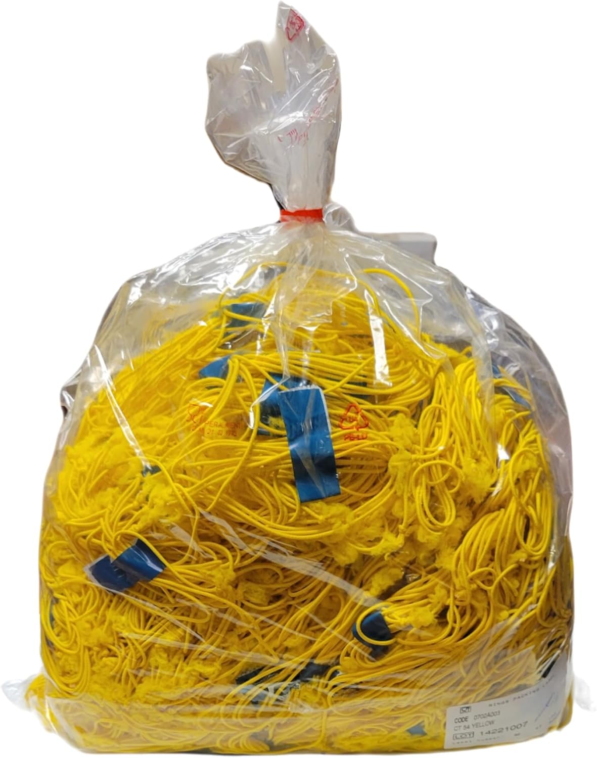 Cuerdas elásticas gourmet 5 pulgadas verde, 5 pulgadas azul, 5 pulgadas amarillo o 6 pulgadas blanco resistente (paquete pequeño o bolsa a granel)