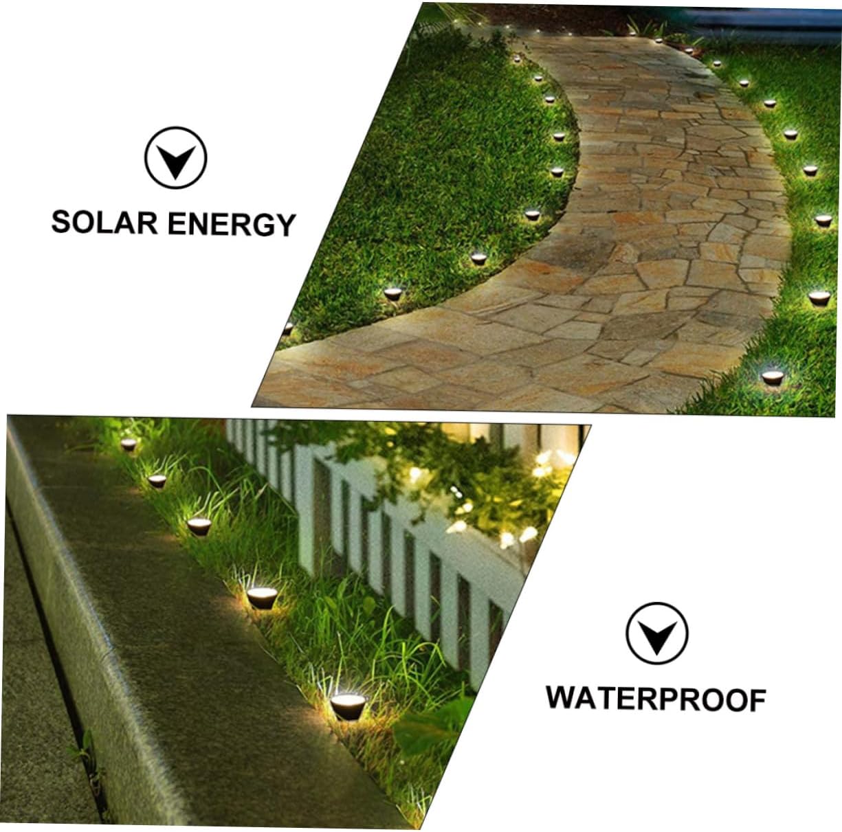 Happyyami 1 Unidades Pequeña Luz de calle Decoración al aire libre lampara Solar para Exterior Decoración al aire libre Decoración Exterior Solar