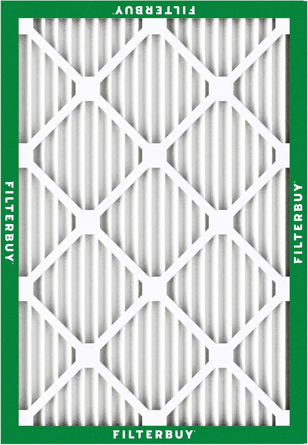Filterbuy Filtro de aire de 17 x 22 x 1 pulgada MERV 8, protección contra el polvo (paquete de 5), filtros de aire de repuesto plisados HVAC para