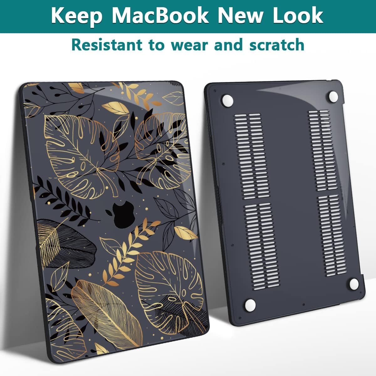 Teryeefi Funda para MacBook Pro de 13 pulgadas M2 M1 2022 versión 2020-2016 (modelo A2338 A2289 A2251 con barra táctil), carcasa rígida de plástico,