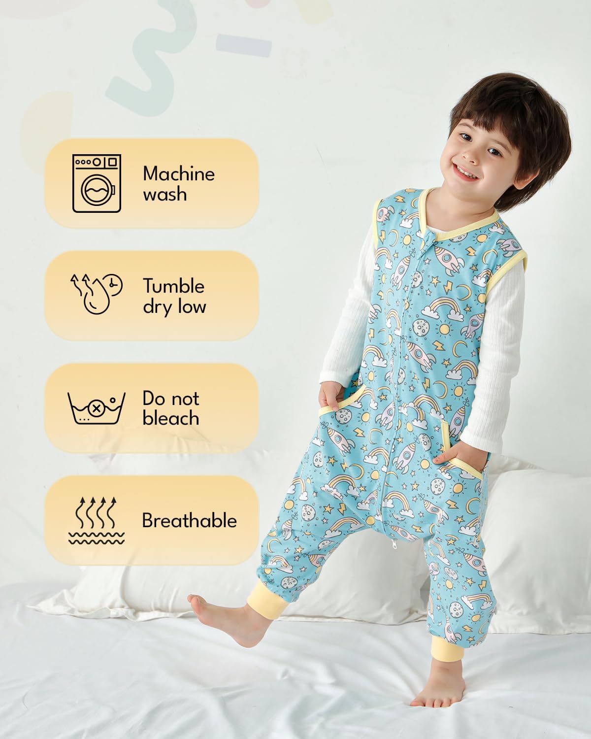HOMEAL Sacos de dormir para bebé, sacos de dormir para niños pequeños de 12 a 18 meses, 18 a 24 meses, saco de dormir para niños pequeños con