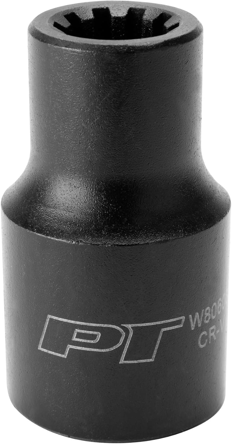Performance Tool W80603 Porsche Pinza de freno zócalo, unidad de 12 pulgada 0.354 in 10 puntos, para reparación de automóviles europeos