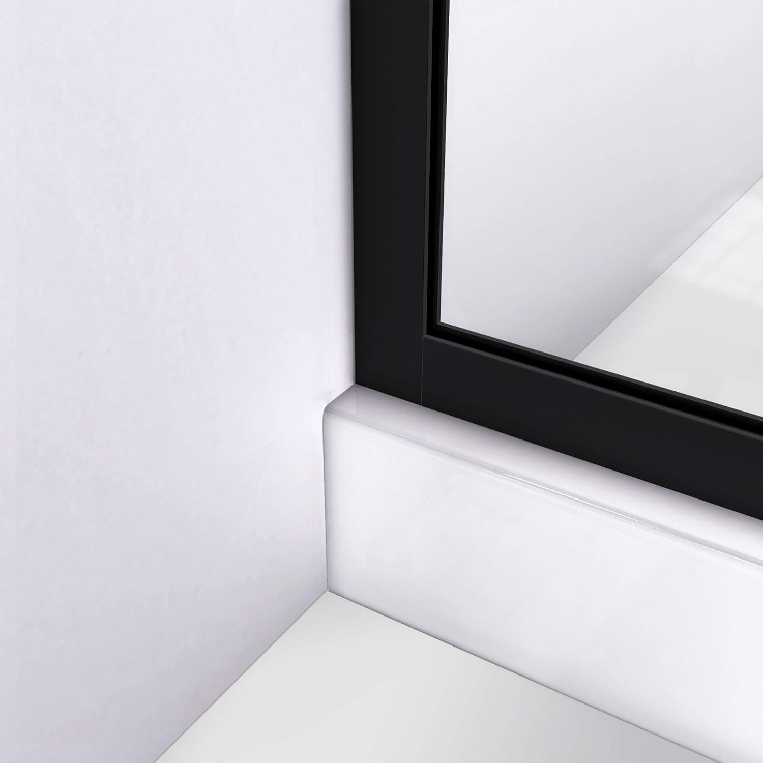 DreamLine Linea Blossom D3234720ZNB-09 – Puerta de ducha sin marco de un solo panel de 34 pulgadas de ancho x 72 pulgadas de alto, diseño de entrada