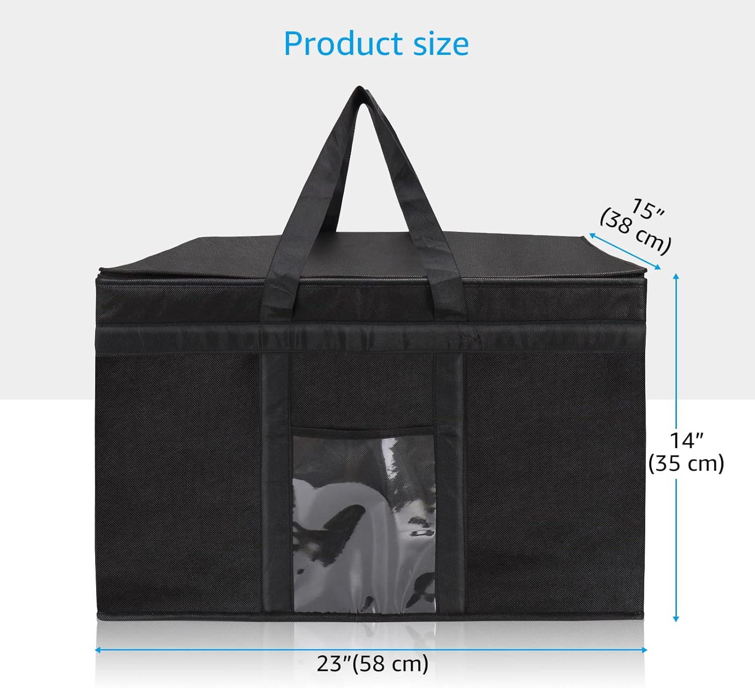 Bolsas enfriadoras grandes aisladas, bolsas reutilizables para alimentos calientes y fríos, plegables de gran capacidad y duraderas, adecuadas para