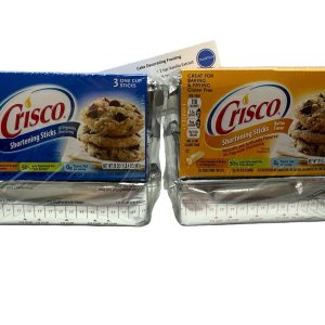 ThisNThat Paquete de aceite vegetal en palitos para acortamiento incluye (1) Crisco original de 20 onzas (1) tarjeta de recetas de mantequilla ThisNThat Paquete de aceite vegetal en palitos para acortamiento incluye (1) Crisco original de 20 onzas (1) tarjeta de recetas de mantequilla