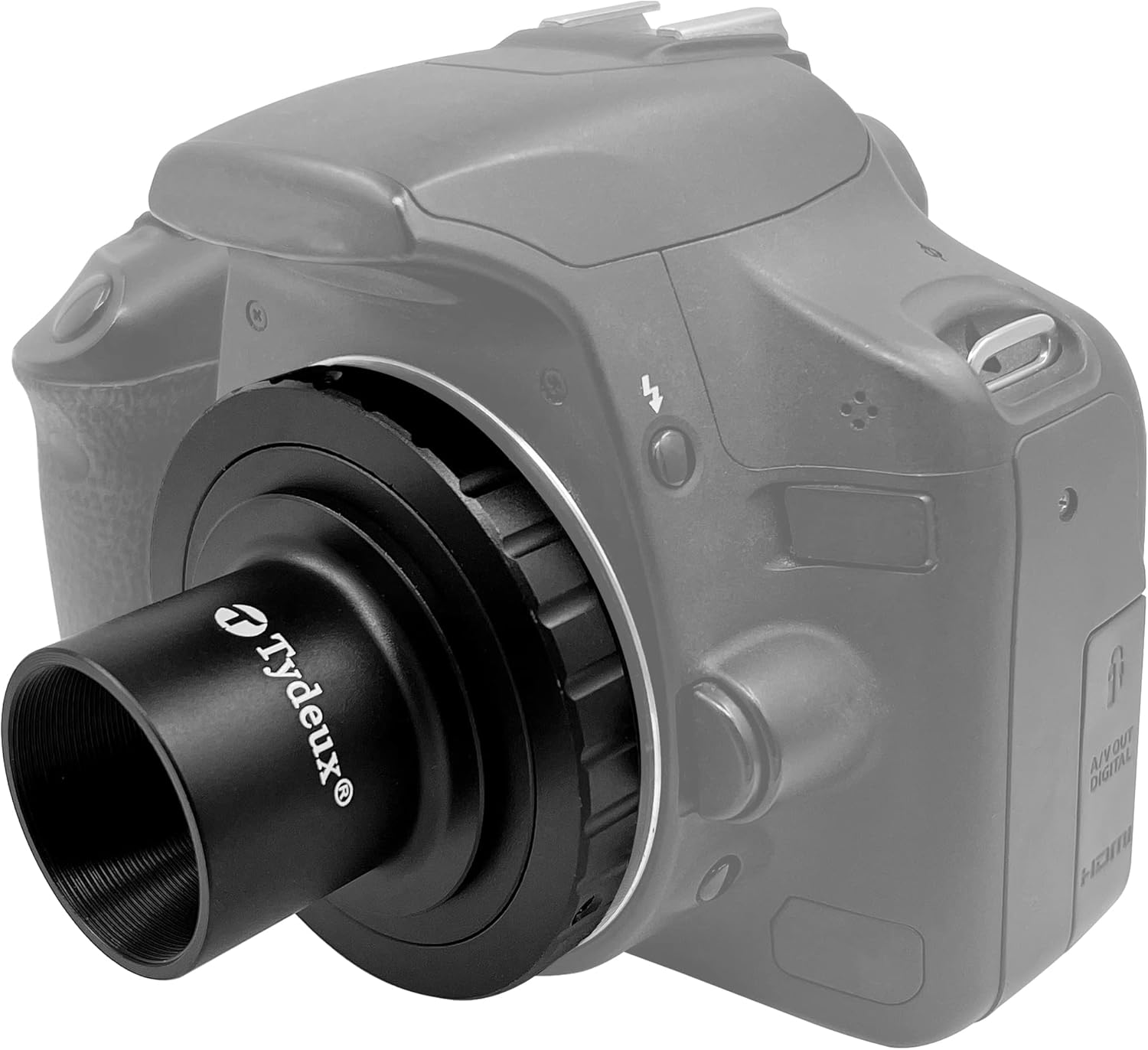 Tydeux Anillo en T y adaptador de telescopio M42 a 1.25″ (montaje T) para cámaras de telescopio P entax-k de 1.654 in – para cámara K-x, K-r, K-01,