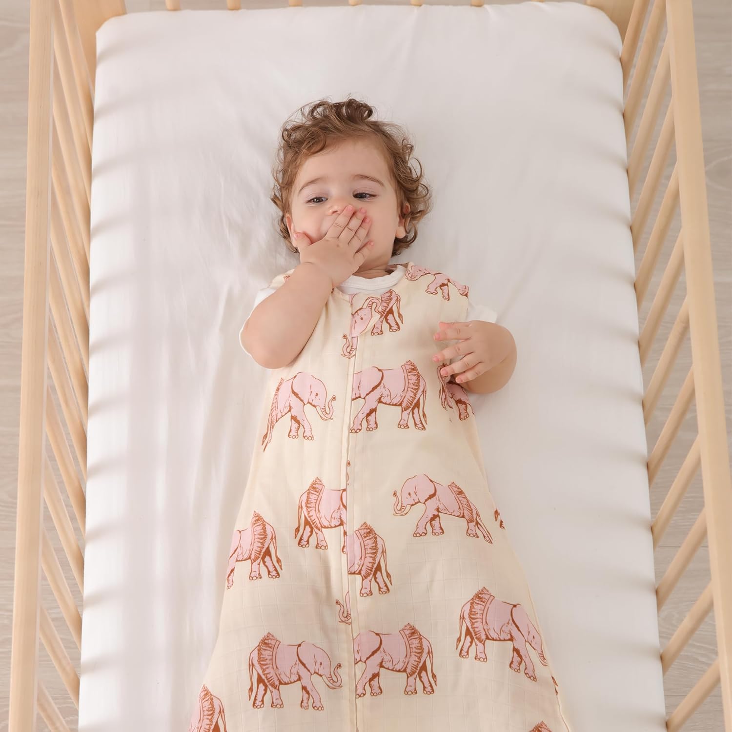 Saco de dormir para bebé, manta de muselina de algodón con cremallera de 2 vías, saco de dormir sin mangas para recién nacido