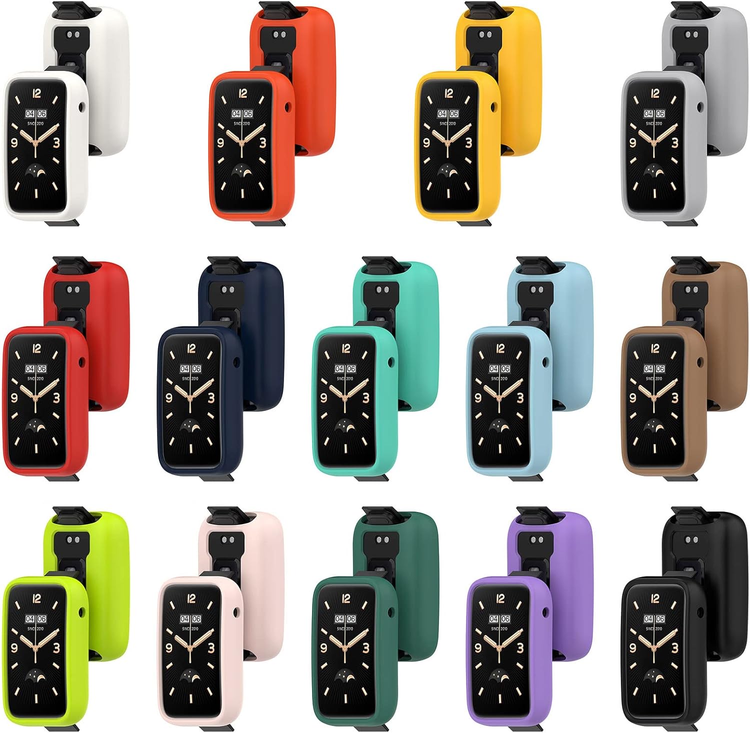MOTONG Funda protectora de TPU compatible con Xiaomi Mi Band 7 Pro – Funda protectora de silicona para reloj compatible con Xiaomi Mi Band 7 Pro