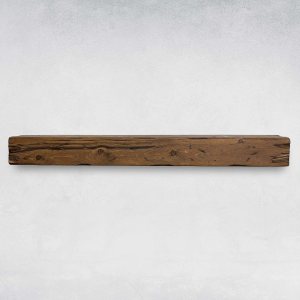 Mantel de chimenea de 1 nivel, envejecido, rústico, estante flotante, moderno, madera real. (60 pulgadas de largo x 6 pulgadas de alto x 8 pulgadas, Mantel de chimenea de 1 nivel, envejecido, rústico, estante flotante, moderno, madera real. (60 pulgadas de largo x 6 pulgadas de alto x 8 pulgadas,