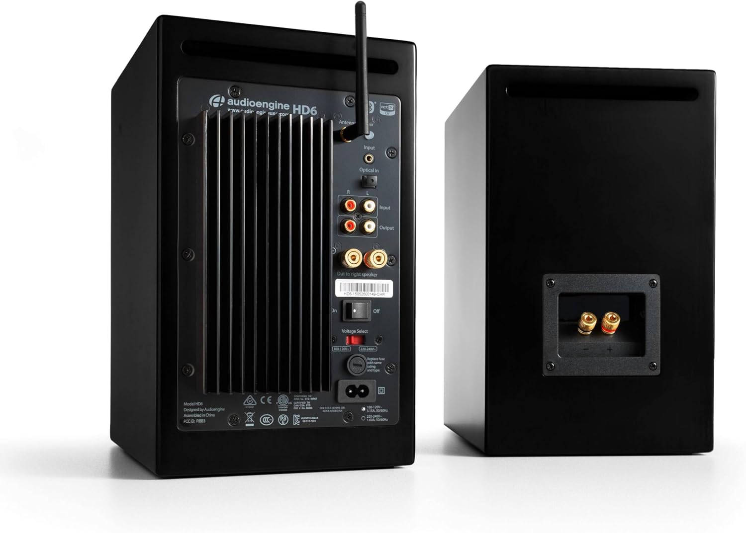 Audioengine Altavoces HD6 Premium para estantería – Altavoces Bluetooth inalámbricos de 150 W – Potente sistema de música en casa – Sistemas de cine