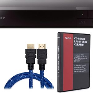 Sony BDP-S3700 Home Theater Streaming Blu-Ray Disc Player (negro) con Focus DVD Lens Cleaner y paquete de alto rendimiento (3 artículos) Sony BDP-S3700 Home Theater Streaming Blu-Ray Disc Player (negro) con Focus DVD Lens Cleaner y paquete de alto rendimiento (3 artículos)