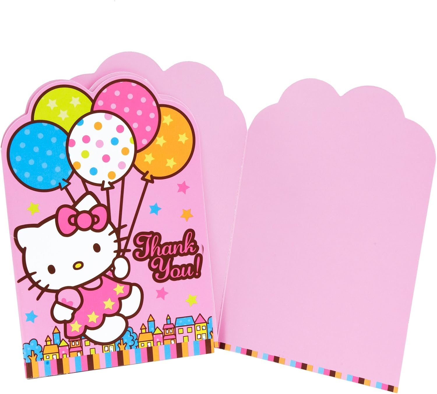 amscan Thank Yous  Colección Hello Kitty  Accesorio de fiesta