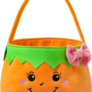 Bolsas de Halloween para trucos o golosinas, cesta de dulces de Halloween para niños, cubo de regalo para fiestas de Halloween (calabaza) Bolsas de Halloween para trucos o golosinas, cesta de dulces de Halloween para niños, cubo de regalo para fiestas de Halloween (calabaza)