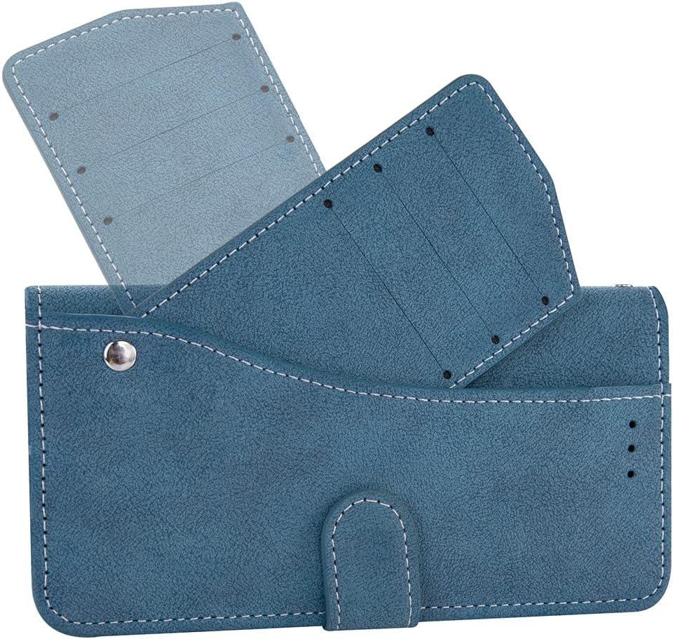 Asuwish Compatible con LG K50Q60X6K12 MAX – Funda tipo cartera y protector de pantalla de vidrio templado, funda abatible para tarjetas de crédito,