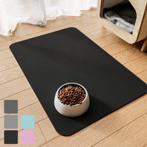 JUCFHY Tapete de alimentación para mascotas, tapete absorbente de comida para gatos y perros, sin manchas, fácil de limpiar, para alimentos y agua, JUCFHY Tapete de alimentación para mascotas, tapete absorbente de comida para gatos y perros, sin manchas, fácil de limpiar, para alimentos y agua,