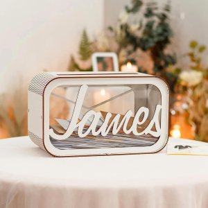 Caja de tarjetas de boda, caja de tarjetas de boda personalizada, caja de madera rústica, caja de recuerdos para decoración de boda, nombre y fecha Caja de tarjetas de boda, caja de tarjetas de boda personalizada, caja de madera rústica, caja de recuerdos para decoración de boda, nombre y fecha