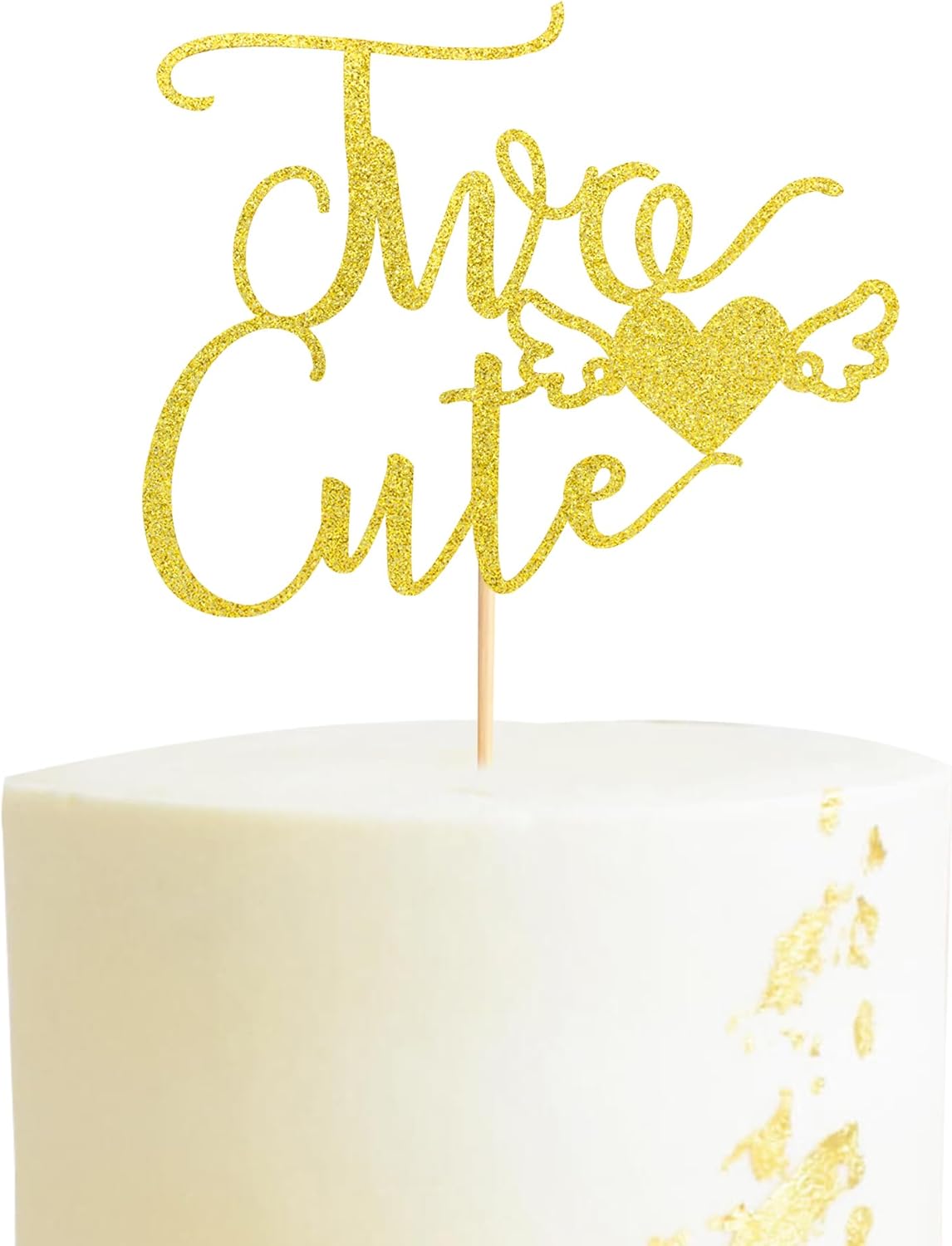 Dos bonitas decoraciones para tartas para bebé niña y niño  Selección de pastel de segundo cumpleaños  Suministros de decoración de fiesta de feliz