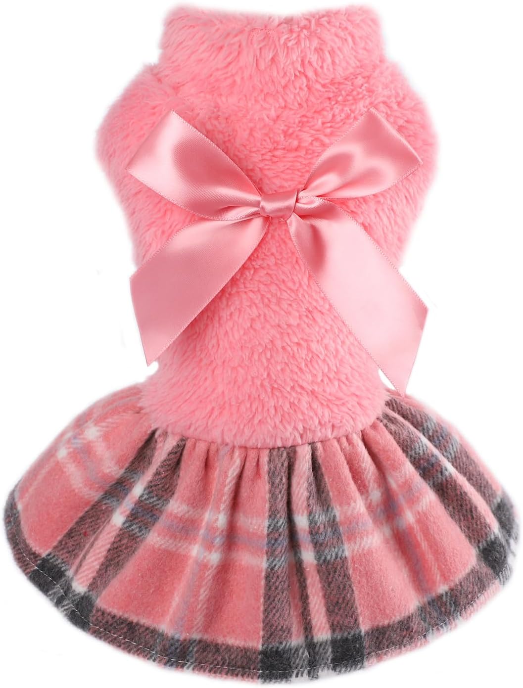 Ropa de invierno para perro, vestidos para cachorros para perros pequeños, vestido de vellón cálido para mascotas, abrigo para perro, abrigo para