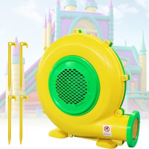 Soplador inflable de casa de rebote de 1100 vatios1.5 HP potente soplador de aire para grandes inflables, bomba de ventilador portátil de casa de Soplador inflable de casa de rebote de 1100 vatios1.5 HP potente soplador de aire para grandes inflables, bomba de ventilador portátil de casa de