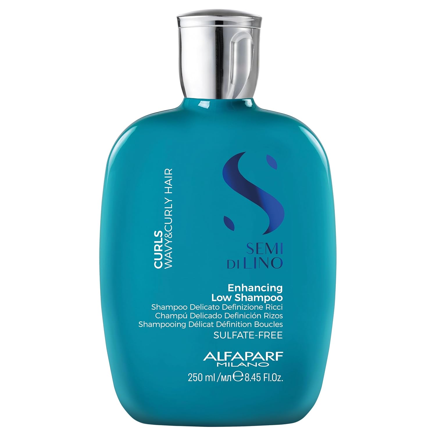 Alfaparf Milano Semi di Lino – Set de regalo para cabello ondulado y rizado, champú, máscara y crema definidora sin sulfato, define e hidrata –