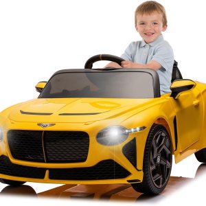 Auto de paseo para niños de 12 V con control remoto, auto para niños para conducir con 3 velocidades, luces LED, música, puertas abiertas, Auto de paseo para niños de 12 V con control remoto, auto para niños para conducir con 3 velocidades, luces LED, música, puertas abiertas,