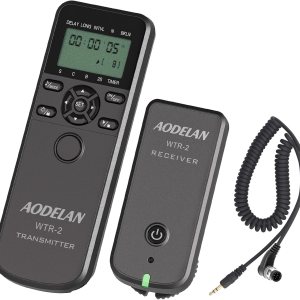 AODELAN Mando a distancia inalámbrico para cámaras Nikon, temporizador remoto cable de liberación del obturador para Nikon Z9 D5 D6 D800 D810 D850 AODELAN Mando a distancia inalámbrico para cámaras Nikon, temporizador remoto cable de liberación del obturador para Nikon Z9 D5 D6 D800 D810 D850