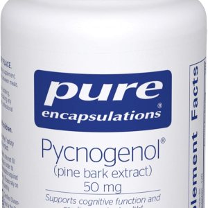 Pure Encapsulations Pycnogenol (extracto de corteza de pino) 50 mg  Suplemento hipoalergénico para apoyar la función cognitiva y la salud Pure Encapsulations Pycnogenol (extracto de corteza de pino) 50 mg  Suplemento hipoalergénico para apoyar la función cognitiva y la salud