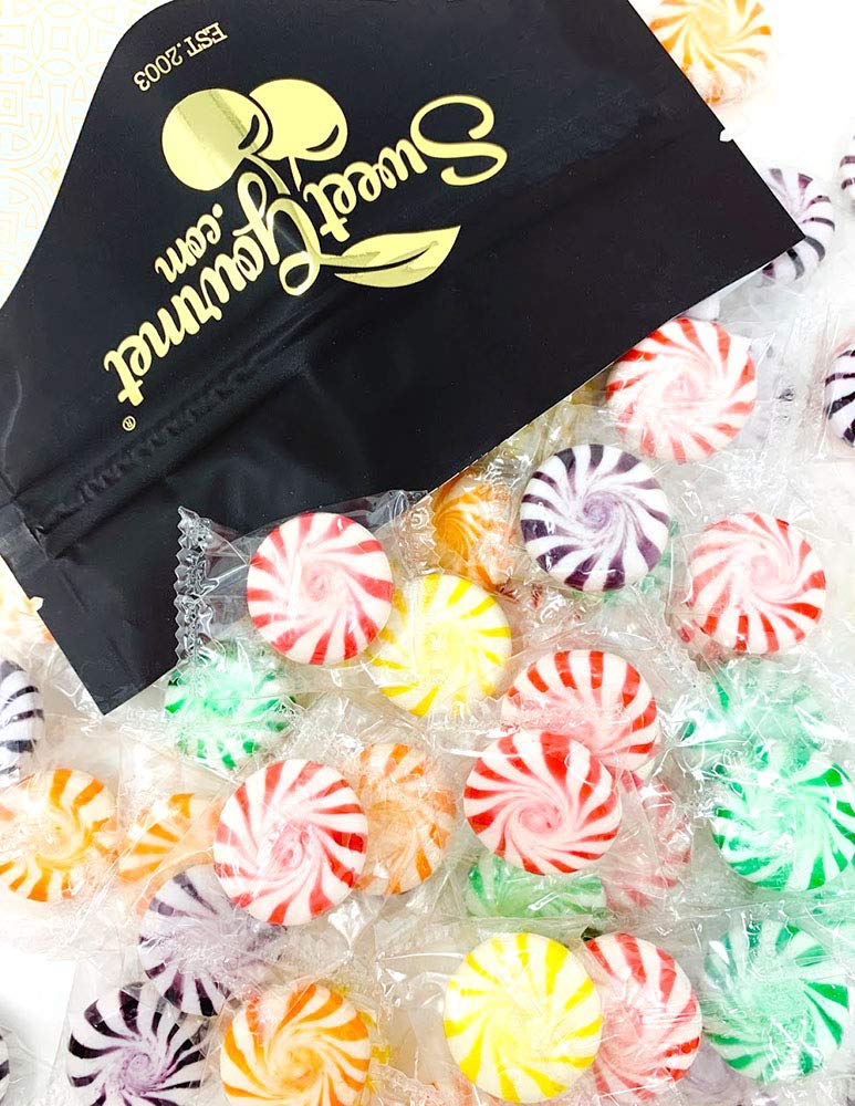 SweetGourmet Molinillos de caramelo duro de frutas variadas  1 libra
