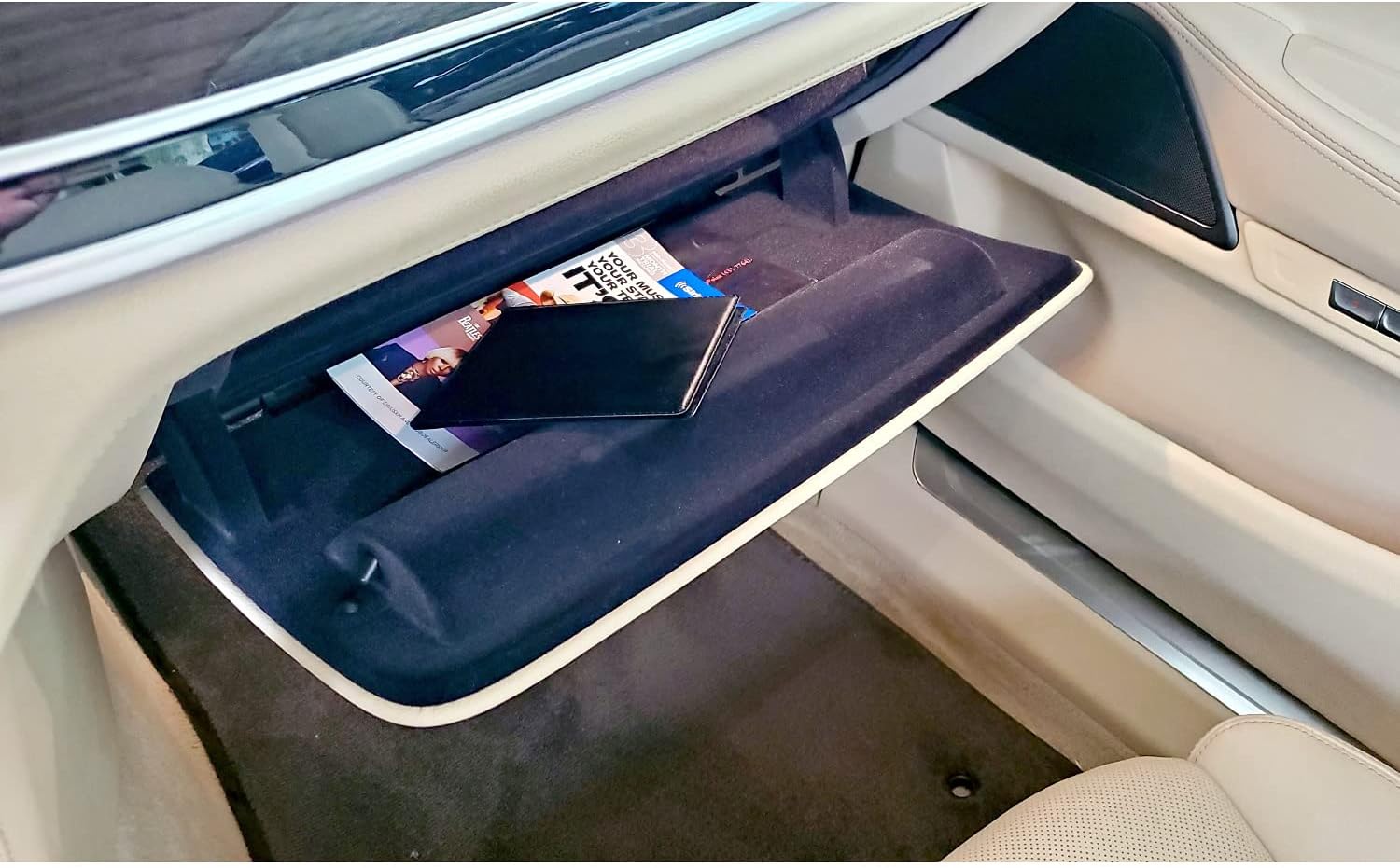 Para Ford F-150 Coche Auto Registro de Seguro de Cuero PU Documento Titular Cartera